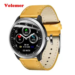 Volemer N58 Для мужчин Смарт-часы Поддержка мониторинга сна измерение показателей ЭКГ 3D Мульти Спорт Фитнес трекер для Android и iOS Телефон