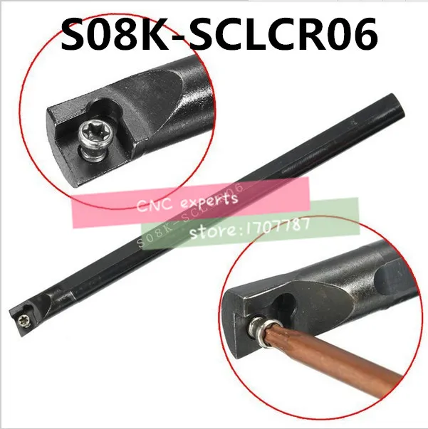 

S08K-SCLCR06,95 degrees Internal turning tools Factory outlets, turning tool holder, Insert the lather,boring bar for CCMT060204