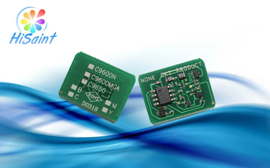 

Free shipping Compatible OEM Color 9655 Chip Laser Printer cartridge chip for Oki C9655 Toner Chip