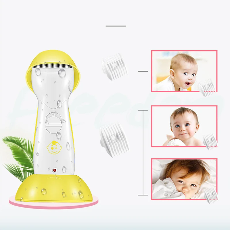 BBQ Newborn Baby Electric Hair Trimmer Hair Clipper Cutting Infant Safe Rechargeable Waterproof Quiet Kids Pet Hair Shaver