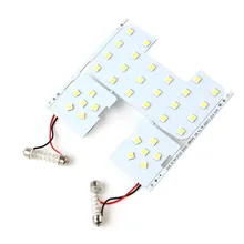 Brand New 3x Car Reading Lights Dome Lamps LED Interior White Color Suitable For KIA RIO K2 2006-2012/Hyundai Solaris Accent