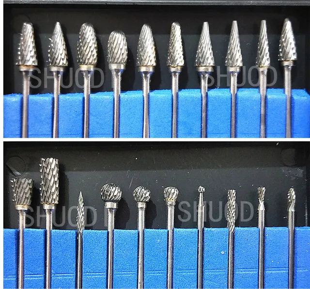 Tungsten Carbide Burs Steel Dental Burs Set Diamond Burs Dental Lab
