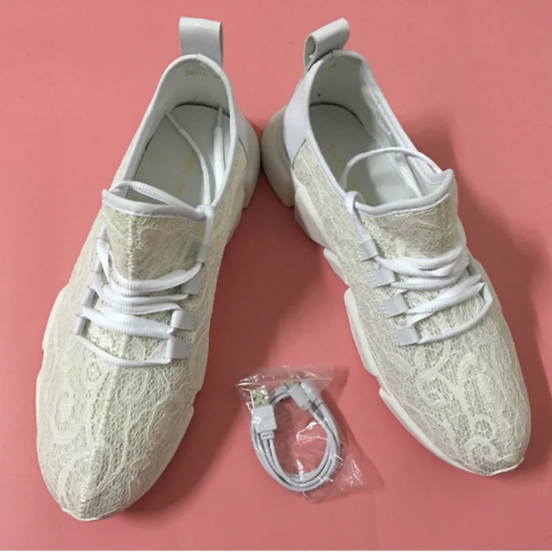 Light Up Shoes Made With Fiber Optic Fabric 2