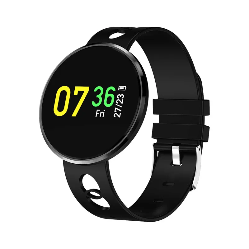 Interpad спортивные Смарт-часы CF006H Bluetooth Smartwatch для IOS iPhone Android Xiaomi huawei с IP67 Водонепроницаемый пульс - Цвет: black and black