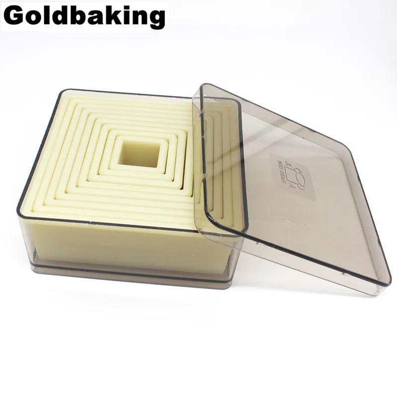 Квадратный нейлоновый резак для печенья 9 штук|nylon cookie cutter|cookie cuttersquare cutter |
