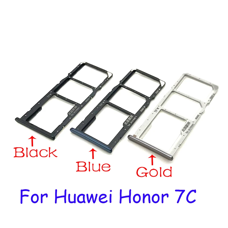 SIM держатель для карт Слот для huawei Honor 7A 7C P Смарт sim-карта держатель для карт адаптер разъем