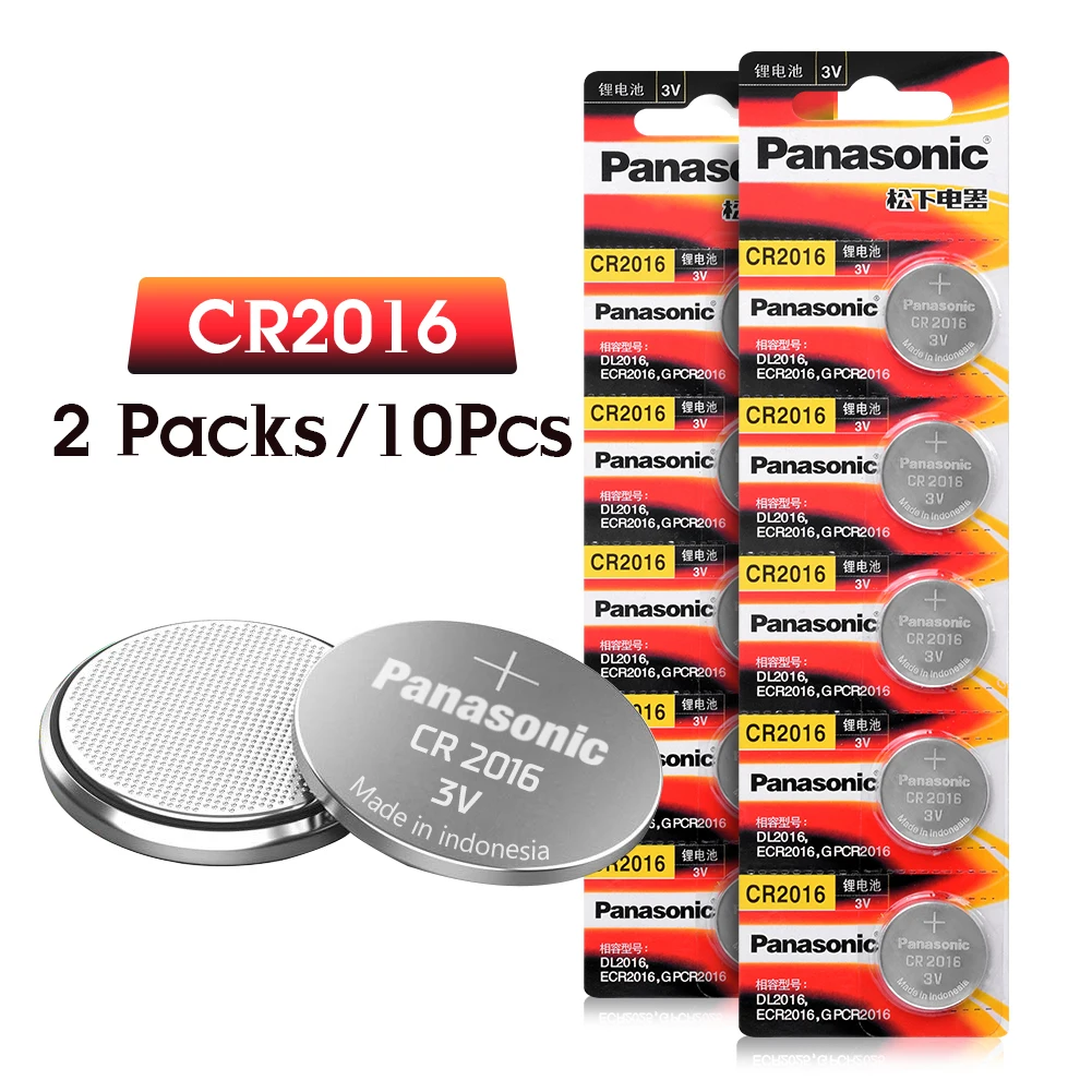 

CR2016 BR2016 DL2016 LM2016 KCR2016 ECR2016 Panasonic 10pc button 3v batteries control toy car lithium battery for watches