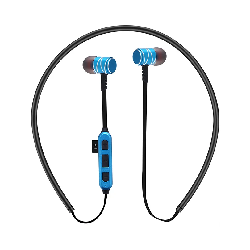 Bluetooth Headphones with TF SD Card Slot Sweatproof Wireless In Ear