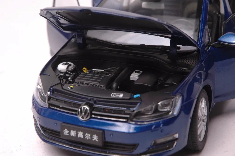 1:18 литья под давлением модель для Volkswagen VW Golf 7 синий сплав игрушечный автомобиль миниатюрная коллекция подарки MK7