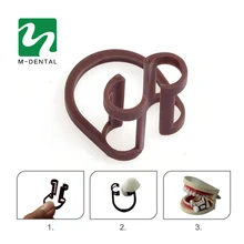 40 шт. ватный держатель рулона одноразовый зажим для зубов стоматологическая клиника стоматологический изолятор инструмент