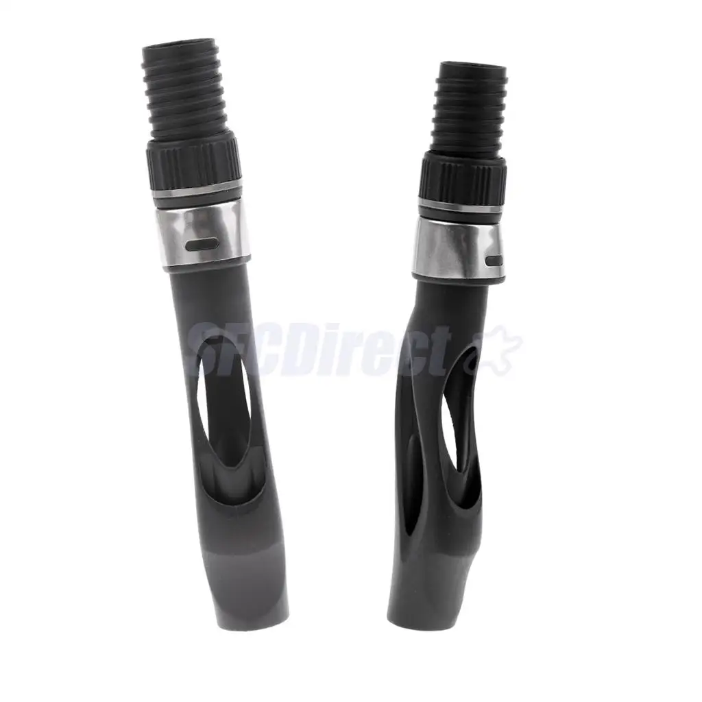 2 Pieces Fishing Reel Seat Spinning Reel Seat Rod Building Repair Tools Light Weight and Durable Black 16mm/0.63inch