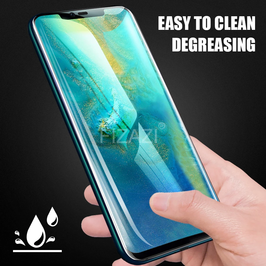 Полное покрытие Гидрогелевая пленка для Huawei P30 Lite Pro Honor 10 8X View 20 Magic 2 Nova 3 3i 4 P Smart Plus