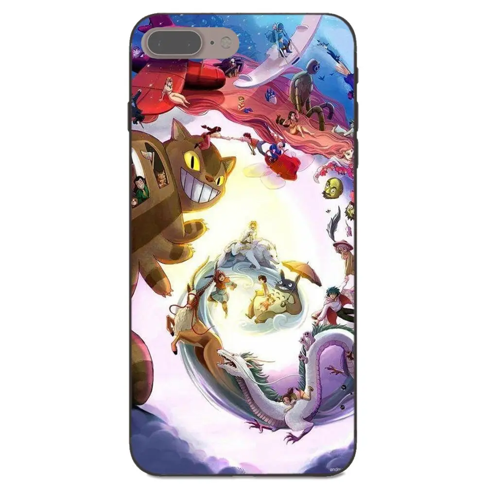 Для Apple iPhone 4 4S 5 5S SE 6 6S 7 8 Plus X XS Max XR черный чехол для телефона из ТПУ с изображением