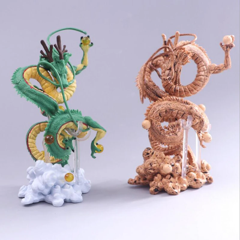 

Anime Dragon Ball Z Goku Shenlong Winding Reactive Energy Shenron Dragon Action Figures Model nendoroid Collection Toy