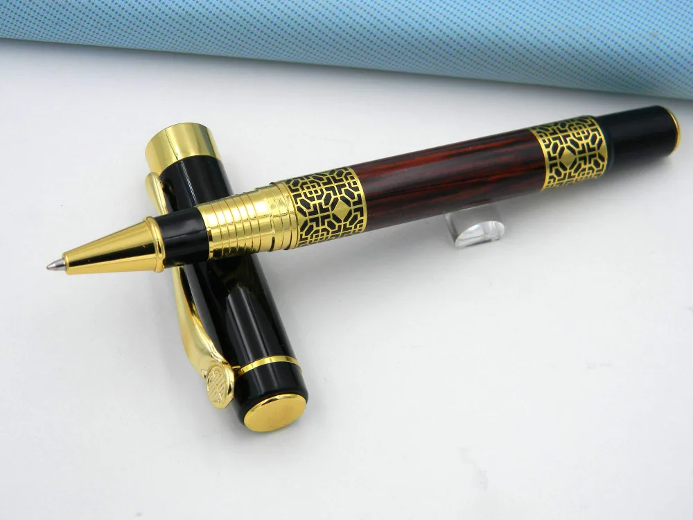 Подарок черный и красный Уголь канцелярские принадлежности высокого качества облака Золотой роллербол ручка