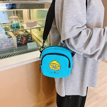 

Summer Cute Fruit Mini Flap Bag Women Bags Ladies Shoulder Bags Canvas Messenger Crossbody Bags For Girls Kids Bolsas Female
