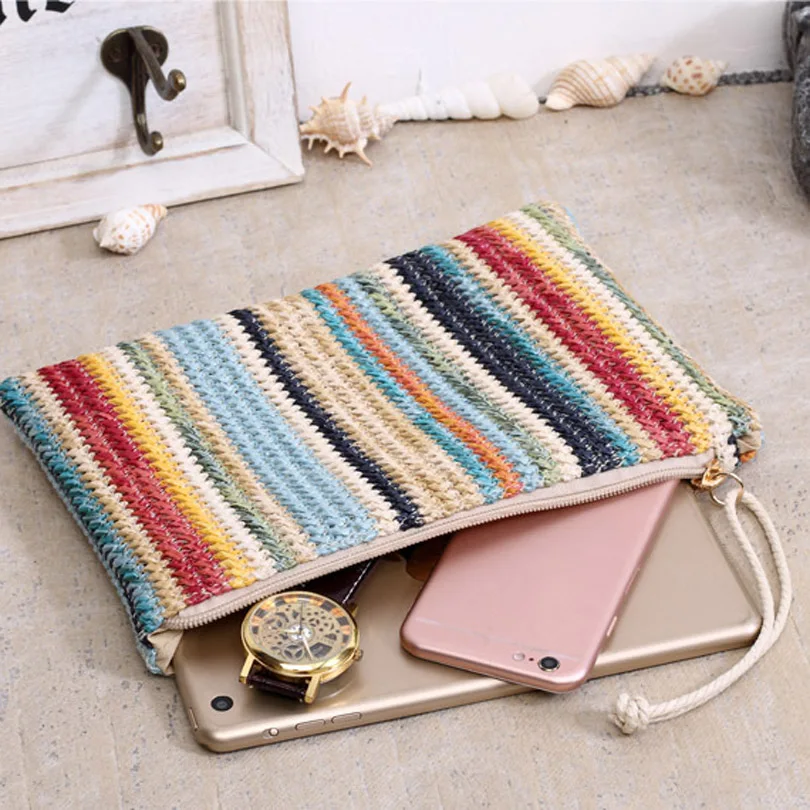 2018 новая знаменитая дизайнерская сумочка женские соломенные клатчи на день