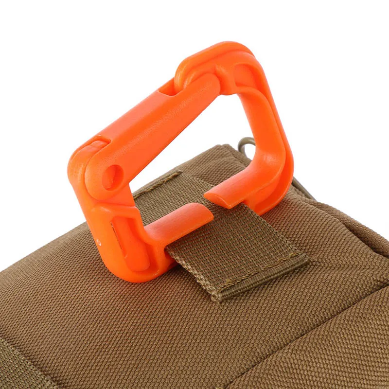 

2017 New Fast Hanging Mountain Buckle Outdoor Backpack Accessories Molly Aystem 4 pcs Tactical Multipurpose D-Ring Locking
