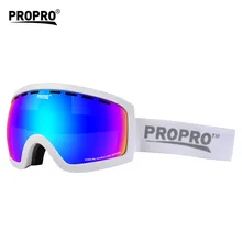 Двойные противотуманные и ветрозащитные лыжные очки, снегозащитные, зеркальные, уличные очки, кокс близорукость, подходят для мужчин и женщин