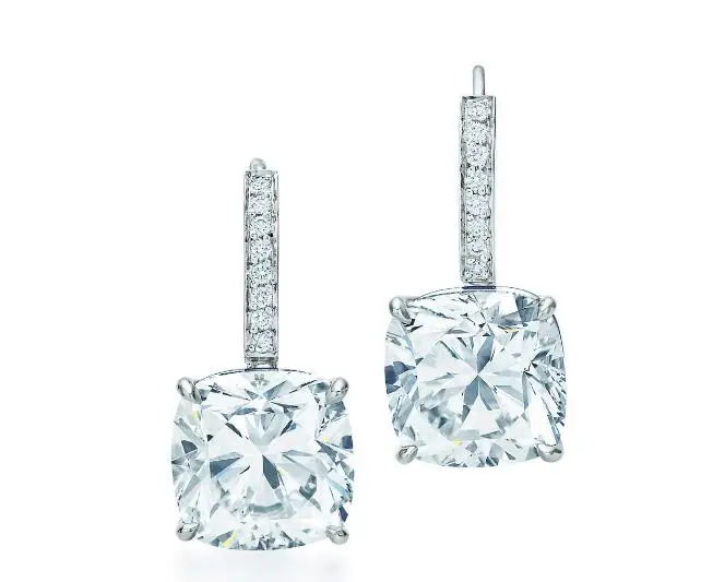

YTF71 Gift temperament studs inlaid with zircon lady's Pendant S925 Silver Earrings