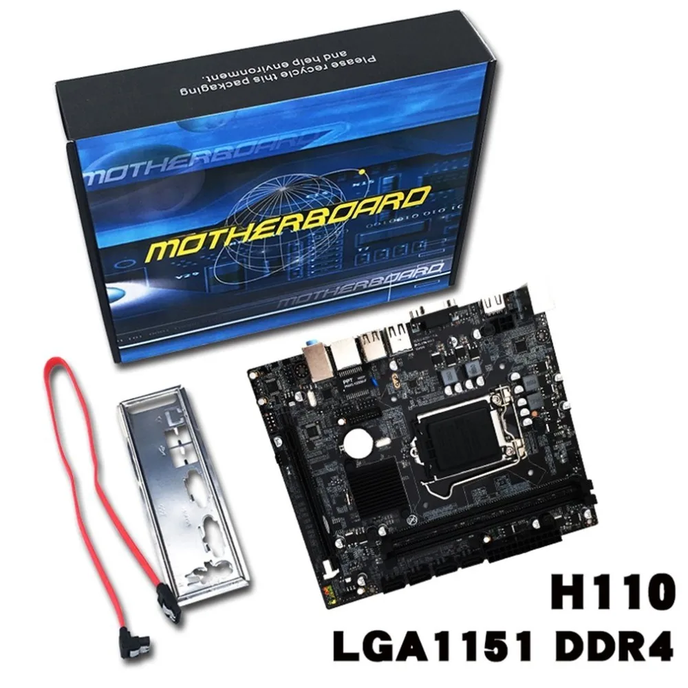 

H110 Desktop PC Board Motherboard LGA1151 Support 16 Graphics Card DDR3 Upgrade USB3.0 VGA System Main Board