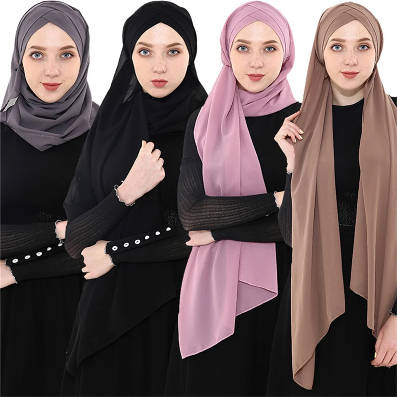 Soft Chiffon Scarf Shawl Wrap Headband Hijabs Scarves Muslim Women Hijab 2019 Soft Chiffon Scarf Shawl Wrap Headband Hijabs Scarves Muslim Women Hijab 2019