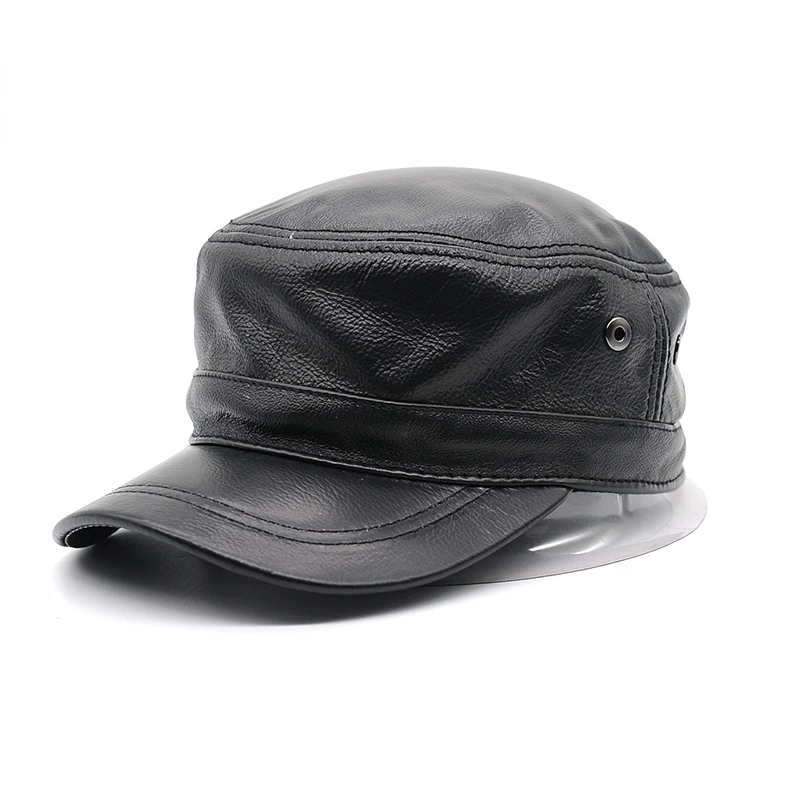 Haisum ограниченная распродажа, унисекс, повседневная, натуральная кожа, бейсболка, высокое качество, мужские, для взрослых, твердые, армейские шапки, кепка s Cs107