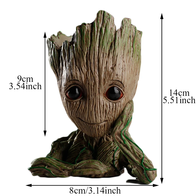 Горшок для цветов Groot маленький горшок растений цветочный детей украшение