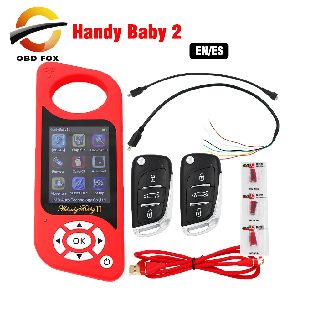 Удобный детский 2 авто ключ инструмент для 4D/46/48/G JMD KING Chips программист Handy Baby II