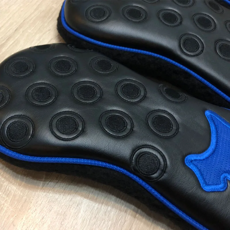 2018 Custom Design Golf Woods & Hybrid & Blade Putter Headcover High Quality  Pu Leather Golf Head Cover 3 PCS/SET free shipping