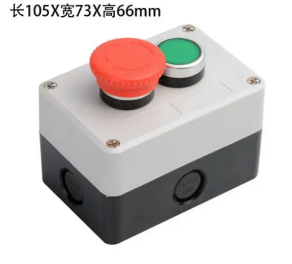 

Emergency stop auto reset button Button Switch Control Box Plastic Hand Start Self-Knob Waterproof Box