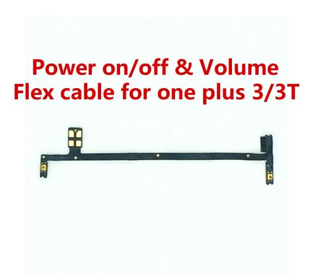 power on off volume flex cable for one plus 3 3t