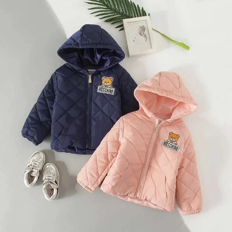 

Cute Warm Boys Girls Down Jacket Winter Fall Baby Kids Coat Children's Outwear Clothing