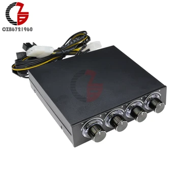 

Professional 4 Channel Fan Speed Controller Regulator Governer Fan Speed Control with Ultra Bright LED Light for PC Computer Fan