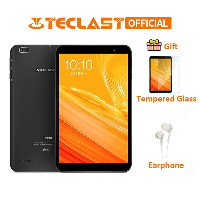 

8 Inch Phablet Teclast P80X 4G LTE Tablet PC Spreadtrum SC9863A Octa Core Android 9.0 GPS 2GB RAM 32GB ROM 1280 x 800 IPS Tablet