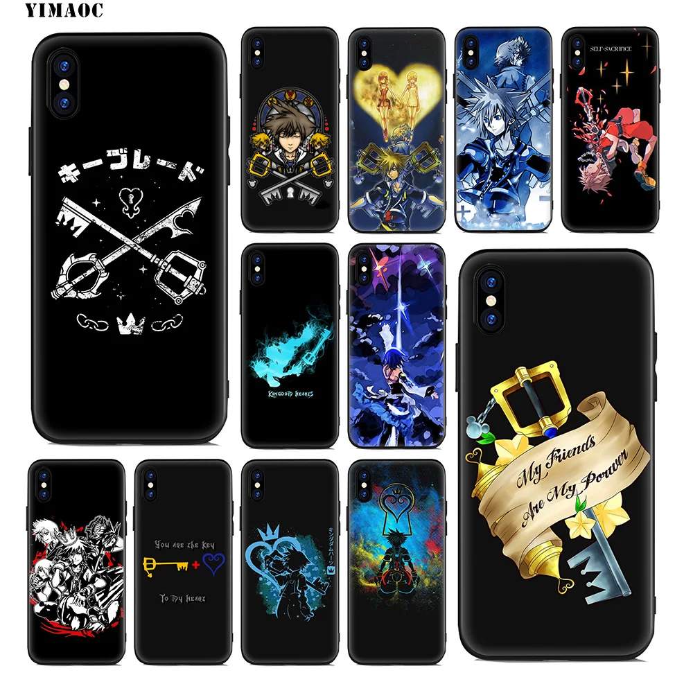 Мягкий силиконовый чехол YIMAOC Kingdom Hearts для iPhone 11 Pro Xr Xs Max X или 10 8 7 6 6S Plus 5 5S SE |