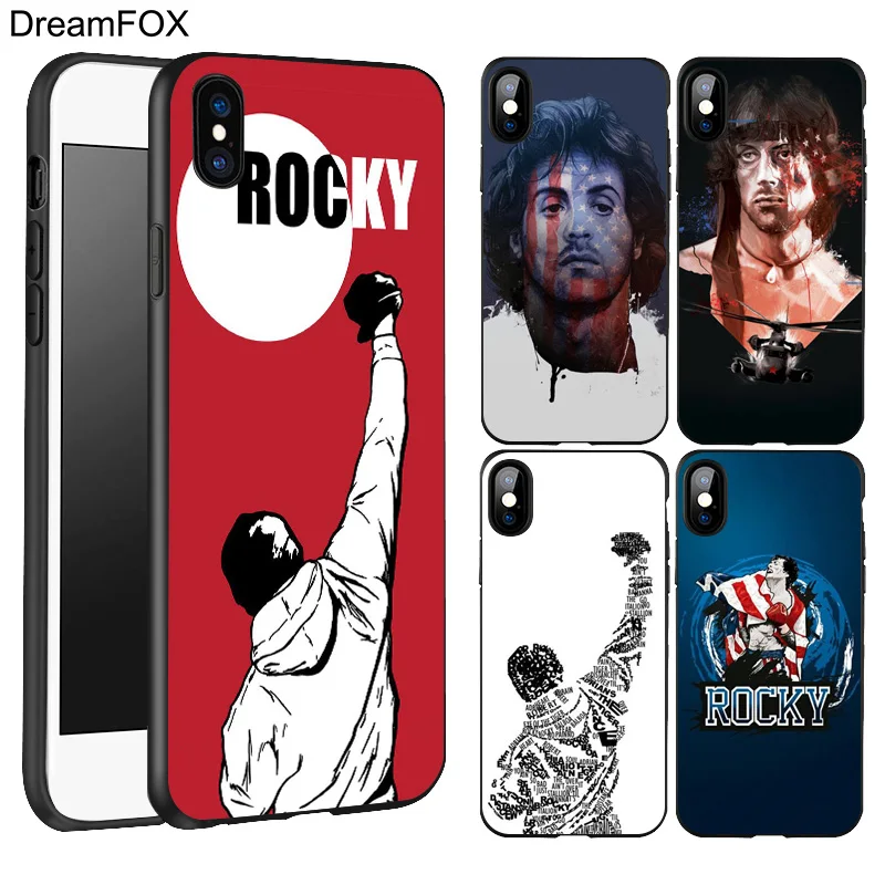 DREAMFOX L251 Sylvester Stallone Черный Мягкий ТПУ силиконовый чехол для Apple iPhone 11 Pro XR XS Max X 8 7 6 6S