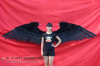 

EMS FREE SHIPPING cosplay fashion feather wings stage lagre props pure handmade Fashion angel wings props model catwalk shows