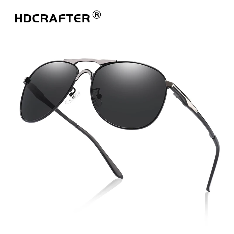 Мода Поляризованных мужская Солнцезащитные Очки солнцезащитные очки Мужчины UV400 Марка Дизайнер с Высоким Качеством