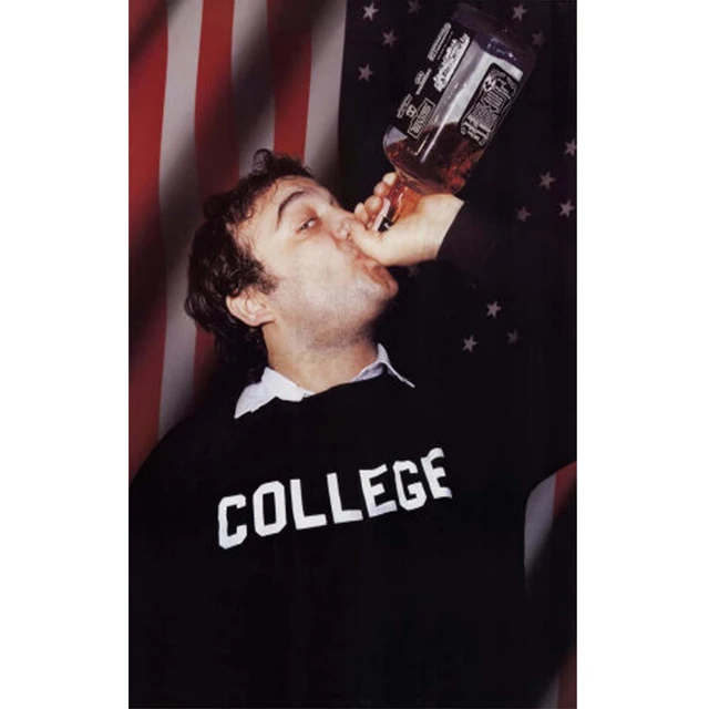Animal House Movie (John Belushi Drinking Jack Daniels)16x24in Art Silk Poster Prints Home Decor