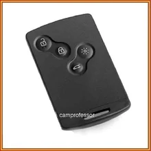 New Uncut Remote Control Remote Key Fob 4 Button 433Mhz PCF7953XTT Chip for Renault Clio 4