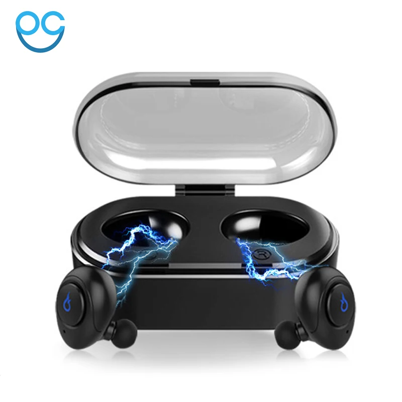 Kopen True Draadloze Oordopjes Bluetooth EarphoneNoise Reductie Met Opladen Doos Binaural Stereo Surround Voor Samsung Xiaomi iphone