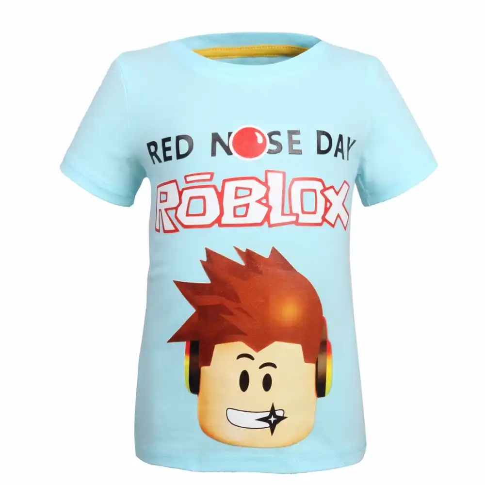 Boy T Shirt For Child Summer Kids Roblox T Shirts Camiseta Short Sleeve Print Casual Boys O Neck T Shirts 3 4 5 6 7 Years - 