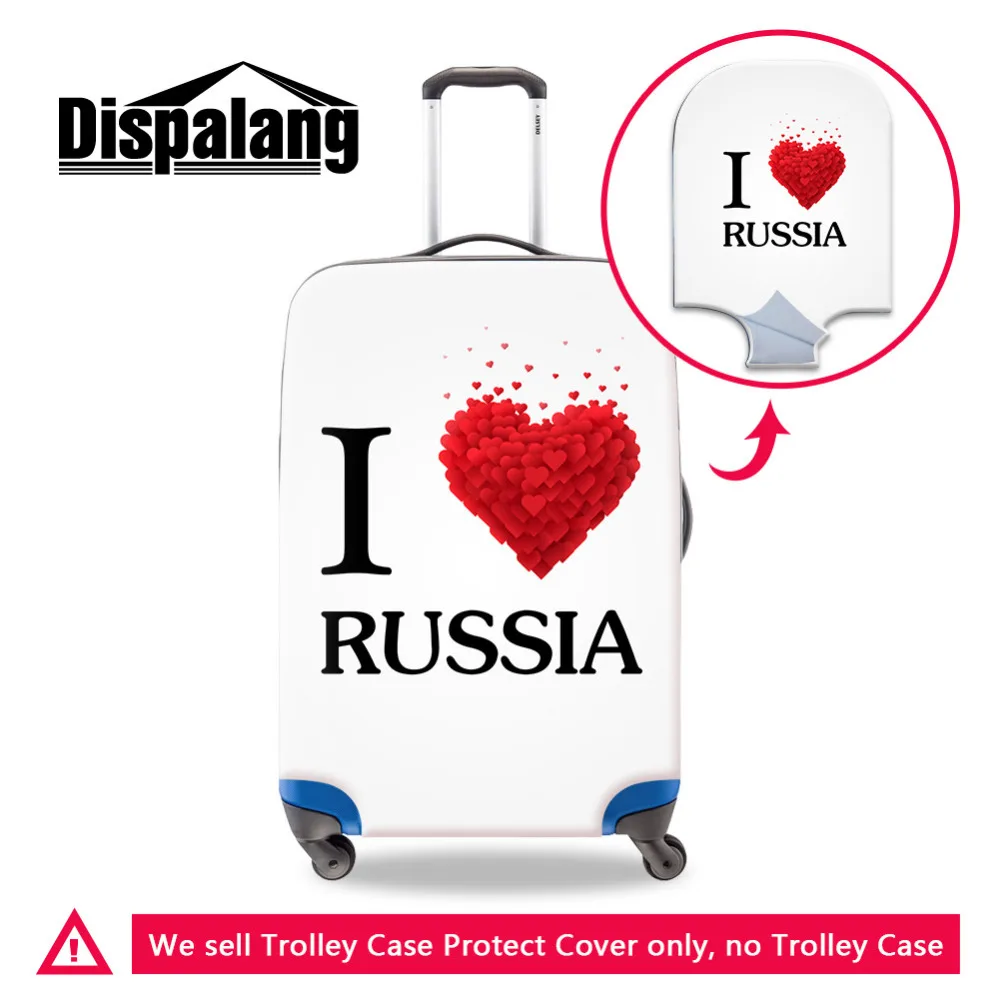 Чехол для чемодана Dispalang чехол 18-30 дюймов с принтом имени Российской страны
