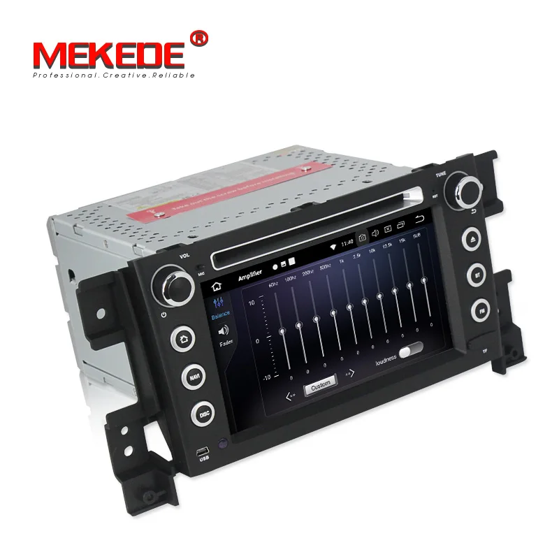 Cheap Android 8.0 4G RAM 32G ROM  CAR GPS 2 DIN DVD PLAYER For SUZUKI GRAND VITARA 2007-2013 GPS RADIO STEREO SCREEN NAVIGATION 4