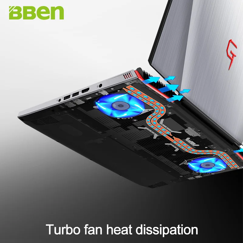 BBEN G16 15 6 "предварительно Win10 Intel I7 7700HQ Процессор NVIDIA GTX1060 GDDR5 FHD1920 * 1080 32 г