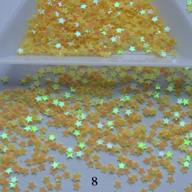 25 г 3 мм Звезда Форма хороший Слива пайетки с блестками для маникюра ногтей/шитья/свадебные конфетти украшения ребенок DIY аксессуар