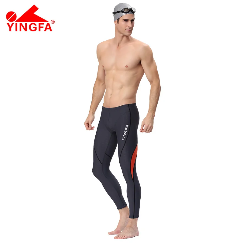 Плавки Yingfa для мальчиков плавательные трусы sharkskin мужские спортивные плавки|swimsuit