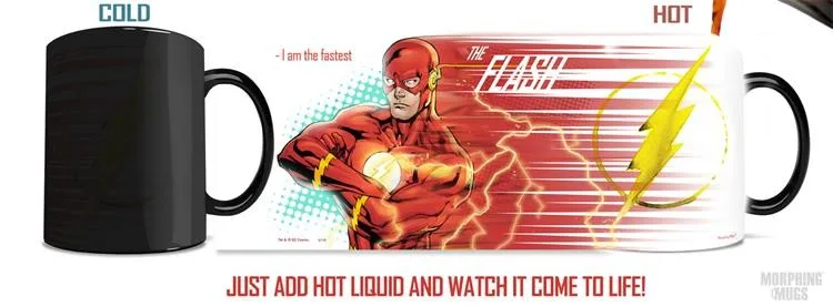 The flash Barry Allen custom magical changing color caliente cafe mugs coffee mug Tea cup transforming novelty cups