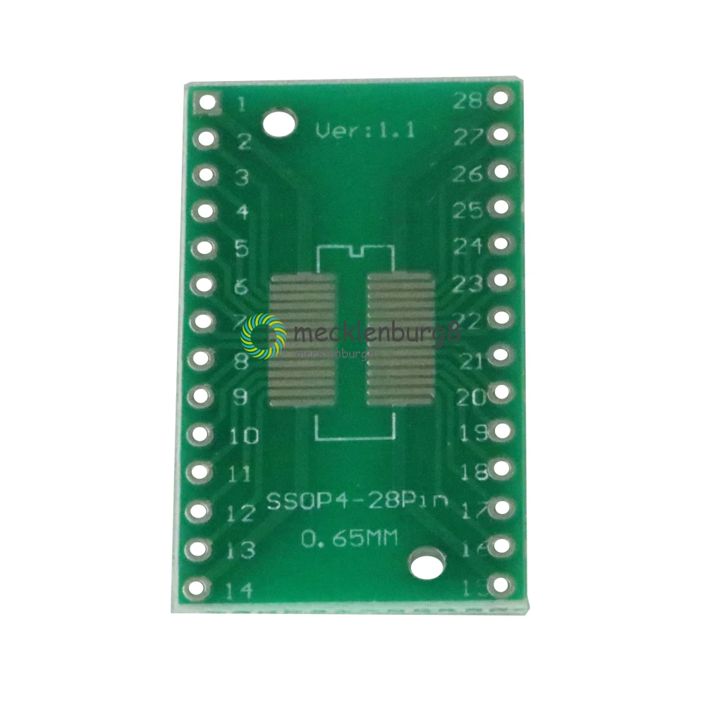 5 штук. SSOP28 SOP28 TSSOP28 для DIP28 адаптер конвертер PCB 0,65/1,27 мм